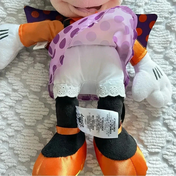 Disney Original Minnie Mouse Halloween Outfit Stuffed Animal Plush 15 inches - Picture 8 of 14